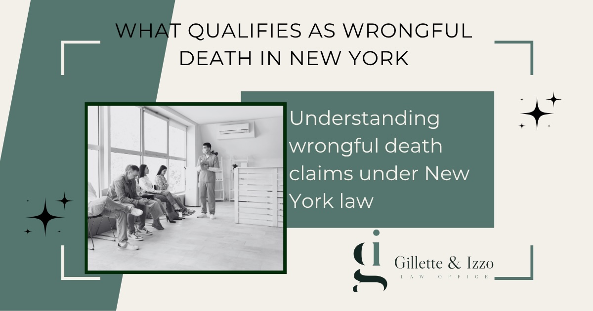Family grieving after wrongful death caused by negligence in New York